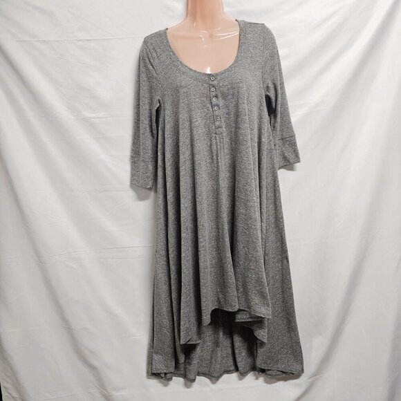 Free People Beach Women’s Gray Hi low Hem Tunic Dress Size M - Picture 5 of 11